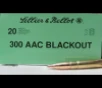 Sellier   Bellot 300BLKSUBA Rifle 300 Blackout 200 gr FMJ 20 Bx  50 Cs
