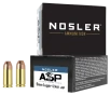 Nosler ASP Handgun Ammo 9mm 124 gr  HG JHP 20 rd 
