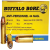 Buffalo Bore Ammunition 4I20 Anti-Personnel Strictly Business 44Rem Mag 180gr Jacketed Hollow Point 20 Rounds