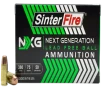 Sinterfire NXG Lead Free Ball Pistol Ammo 380 ACP 75 gr  Lead-Free Ball 50 rd 