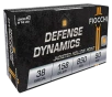 Fiocchi Defense Dynamics Centerfire Handgun Ammo 38 Spl  158 gr  JHP 50 rd 