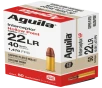 Aguila Ammunition Interceptor  22 Long Rifle Copper Plated Hollow Point 40 Grain 50 Rounds