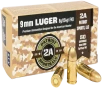 PATRIOT SPORTS LLC P9MM124F   9mmLuger 124gr Full Metal Jacket 50 Rounds