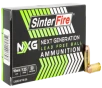Sinterfire NXG Lead Free Ball Pistol Ammo 10mm 125 gr  Lead-Free Ball 50 rd 