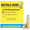 Buffalo Bore Ammunition 31A20 Standard Pressure Strictly Business 45Auto Rim 255gr Hard Cast Flat Nose 20 Rounds