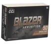 CCI Blazer Brass Handgun Ammo 10mm 180 gr  FMJ FN 50 rd 