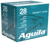 Aguila High Velocity Shotgun Game Load 28 ga  2 75 in  3 4 oz  8 Shot 25 rd 