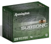 Remington Subsonic 22LR Hollow Point 40 Grain 225 Rounds