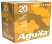 Aguila High Velocity Shotgun Game Load 20 ga  2 75 in  1 oz  6 Shot 25 rd 