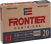 Hornady Frontier Rifle Ammo 5 56 NATO 55 gr  FMJ 20 rd 