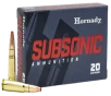 Hornady Subsonic Rifle Ammo 7 62x39 255 gr  Sub-X 20 rd