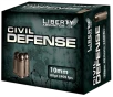 Liberty Ammunition LACD10032 Civil Defense  10mmAuto 60gr Lead Free Fragmenting Hollow Point 20 Rounds