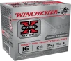 Winchester Ammo WE16GT6A Super X Xpert High Velocity 16Gauge 2 75  15 16oz 6Shot 25 Rounds