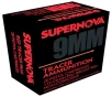 Supernova PMSN9MMR Red Tracer Non Corrosive 9mmLuger 119gr Full Metal Jacket 20 Rounds