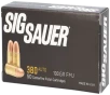 Sig Sauer E380B150 Elite Ball  380ACP 100gr Full Metal Jacket 50 Rounds