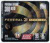 Federal Premium Personal Defense Handgun Ammo 380 ACP 99 gr  Hydra-Shok Deep 20 rd 