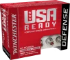 Winchester USA Ready Defense Pistol Ammo 40 S W 155 gr  Hex-Vent HP 20 rd 