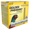 Fiocchi Golden Pheasant Shotgun Loads 12 ga  2 75 in  1 3 8 oz  6 Shot 25 rd 