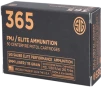 Sig Sauer Elite Ball 365 9mm Luger Full Metal Jacket 115 Grain 50 Rounds