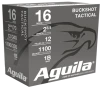 Aguila Ammunition 16ga Buckshot 2 75 inch Shotgun Shells - 1Buck   1-1 8oz   1250 fps   25rd Box