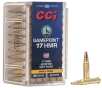 CCI GamePoint 17 HMR Jacketed Hollow Point 20 Grain 50 Rounds