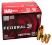 Federal American Eagle Pistol Ammo 9mm 124 gr  FMJ 100 rd 