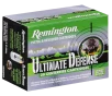 Remington Ammunition 28957 Ultimate Defense Full Size Handgun 40S W 165gr Brass Jacketed Hollow Point 20 Rounds