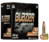 CCI 51991BB Blazer Brass Handgun 9mmLuger 115gr Full Metal Jacket 100 Rounds