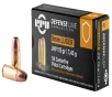 PPU PPD91 Defense  9mmLuger 115gr Jacketed Hollow Point 50 Rounds