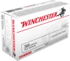 Winchester Ammo USA38SP USA  38Special 125gr Jacketed Soft Point 50 Rounds