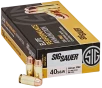 Sig Sauer E40SB250 Elite Ball  40S W 180gr Full Metal Jacket 50 Rounds