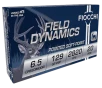 Fiocchi Field Dynamics Centerfire Rifle Ammo 6 5 Creedmoor 129 gr  PSP 20 rd 