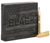 Hornady Black Rifle Ammo 300 Blackout 110 gr  NTX Black 20 rd 