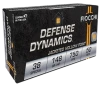 Fiocchi Defense Dynamics Centerfire Handgun Ammo 38 Spl  148 gr  JHP 50 rd 