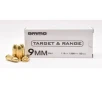 Ammo Inc Target and Range 9mm Luger Handgun Ammo - 115 Grain   FMJ   50rd Box