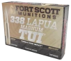 Fort Scott Munitions Rifle Ammo 338 Lapua Mag 250 gr  TUI 20 rd 