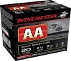 Winchester AA Heavy Target Load 20 ga  2 75 in  1 oz  8 Shot 25 rd 