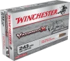 Winchester Varmint-X Rifle Ammo 243 Win 58 gr  Polymer Tip 20 rd 