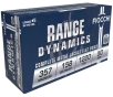 Fiocchi 357GCMJ Range Dynamics  357Mag 158gr Copper Metal Jacket Flat Point 50 Rounds