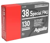 Aguila Ammunition  38 Special Handgun Ammo - 130 Grain   FMJ   50rd Box