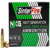 Sinterfire NXG Lead Free Ball Pistol Ammo 9mm 100 gr  Lead Free Ball 50 rd  Brass Case