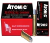 Atomic Ammunition 451 Cowboy Action Precision Craft 38Special 125gr Lead Round Nose Flat Point 50 Rounds