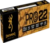 Browning Pro22 22 Long Rifle Lead Round Nose 40 Grain 100 Rounds