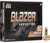 CCI Blazer Brass Pistol Ammo 380 ACP 95 gr  FMJ 50 rd 