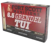 Fort Scott Munitions Rifle Ammo 6 5 Grendel 123 gr  TUI 20 rd 