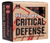 Hornady Critical Defense Handgun Ammo 32 ACP 60 gr  FTX 25 rd 