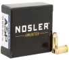 Nosler ASP Handgun Ammo 40 S W 180 gr  HG JHP 20 rd 