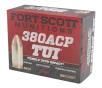 Fort Scott Munitions Pistol Ammo 380 ACP 95 gr  TUI 20 rd 
