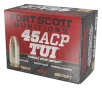 Fort Scott Munitions 450180SCV Tumble Upon Impact  TUI   45ACP 180gr Solid Copper Spun 20 Rounds