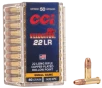 CCI Velocitor 22 LR Copper Plated Hollow Point 40 Grain 50 Rounds